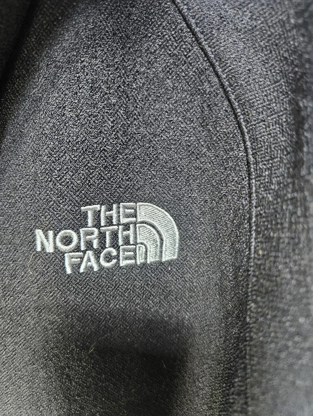 The North Face XL Black Fleece Jacket Full Zip Hooded Soft Shell Men's